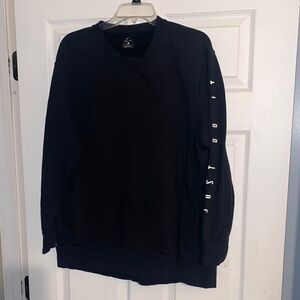 Nike Black Sweatshirt with Sleeve Print